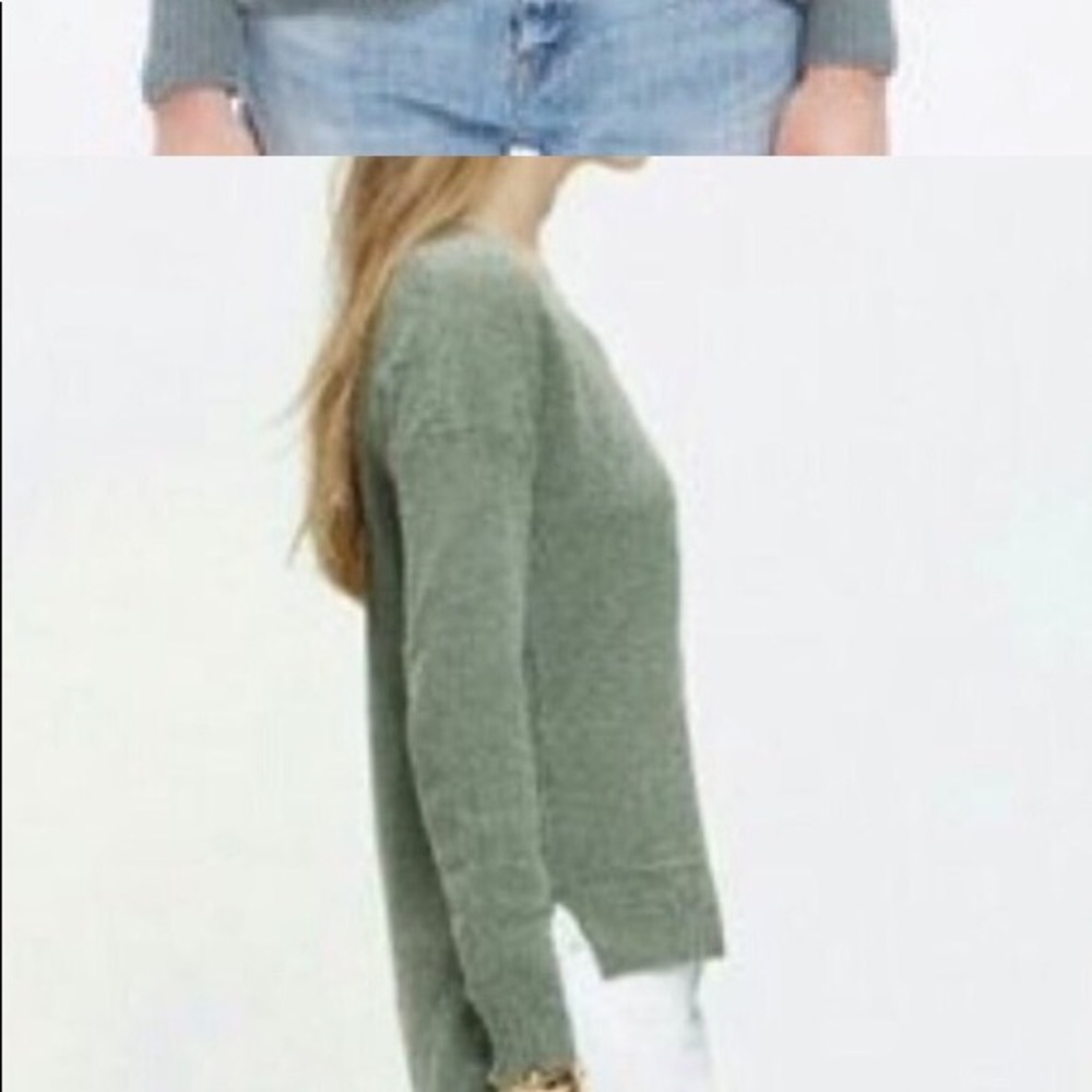 Madewell High Low Knit Sweater